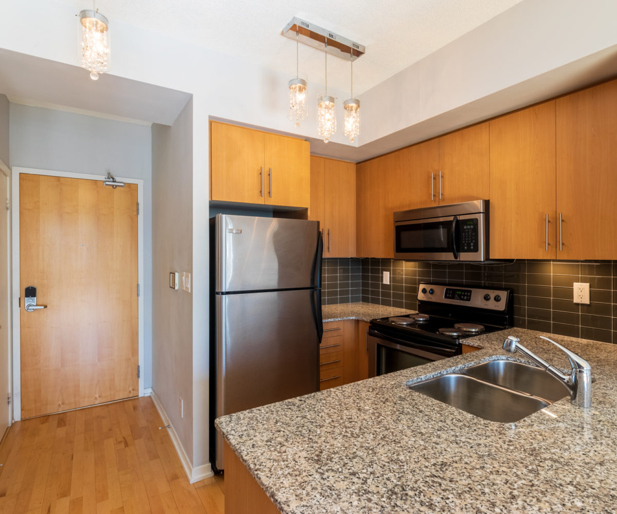 For Rent at Maple Leaf Square Kitchen Entrance