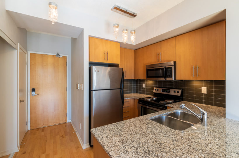 For Rent at Maple Leaf Square Kitchen Entrance