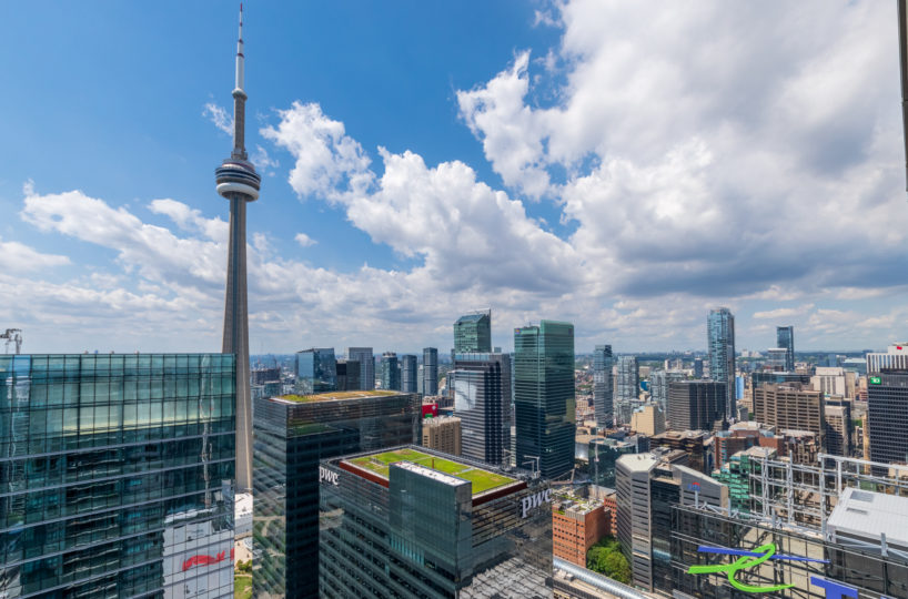 Rental at Maple Leaf Square Downtown Toronto Balcony CN Tower
