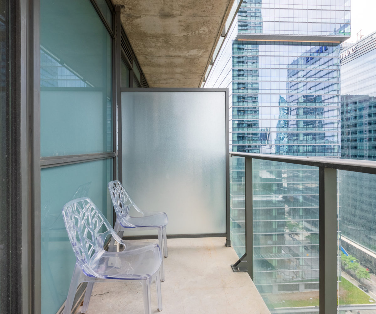 Suite for Rent at Maple Leaf Square Downtown Toronto, Balcony