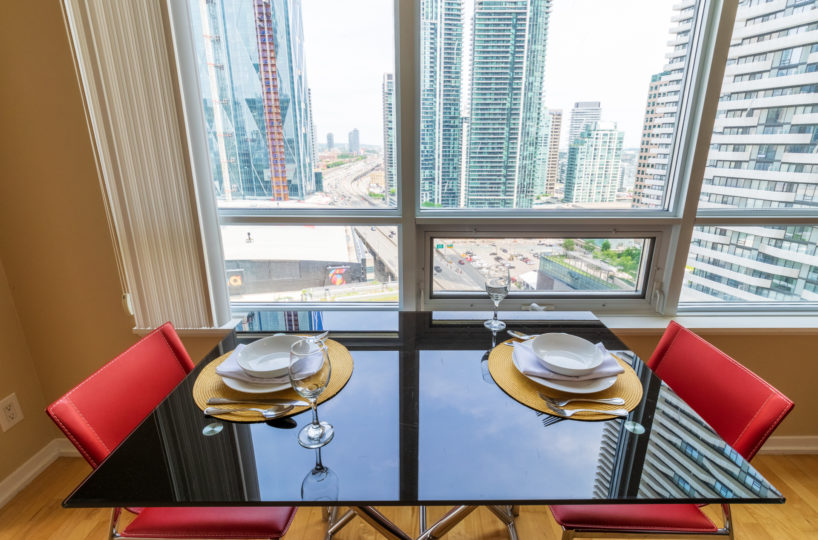 Suite for Rent at Maple Leaf Square Downtown Toronto, Dinning for two