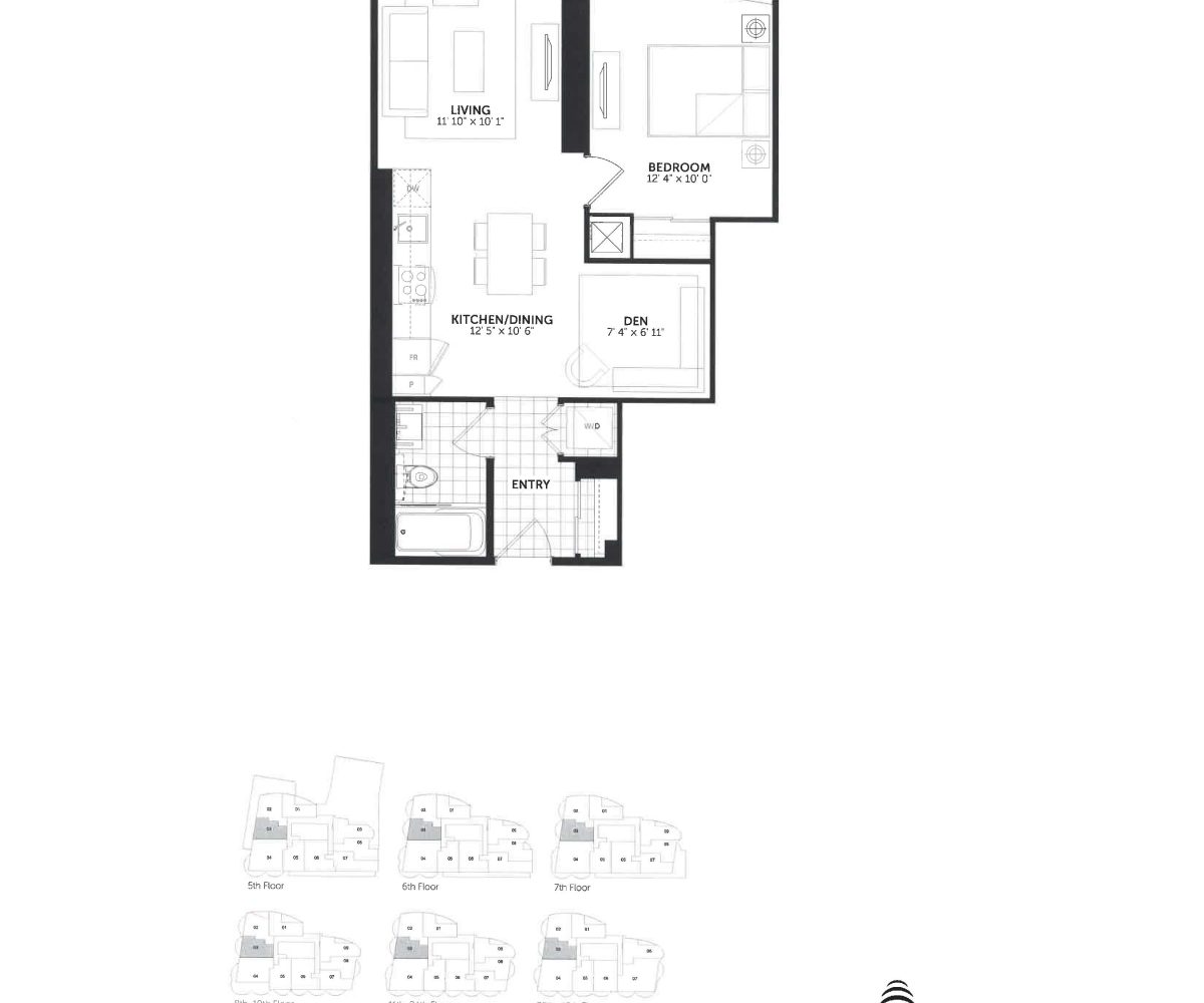 Claridge Icon - Suite 1603 Floor Plan