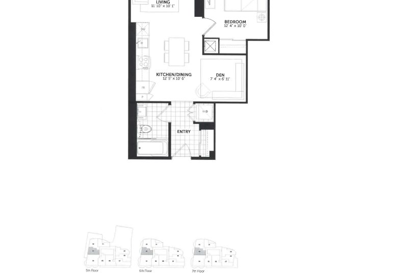 Claridge Icon - Suite 1603 Floor Plan