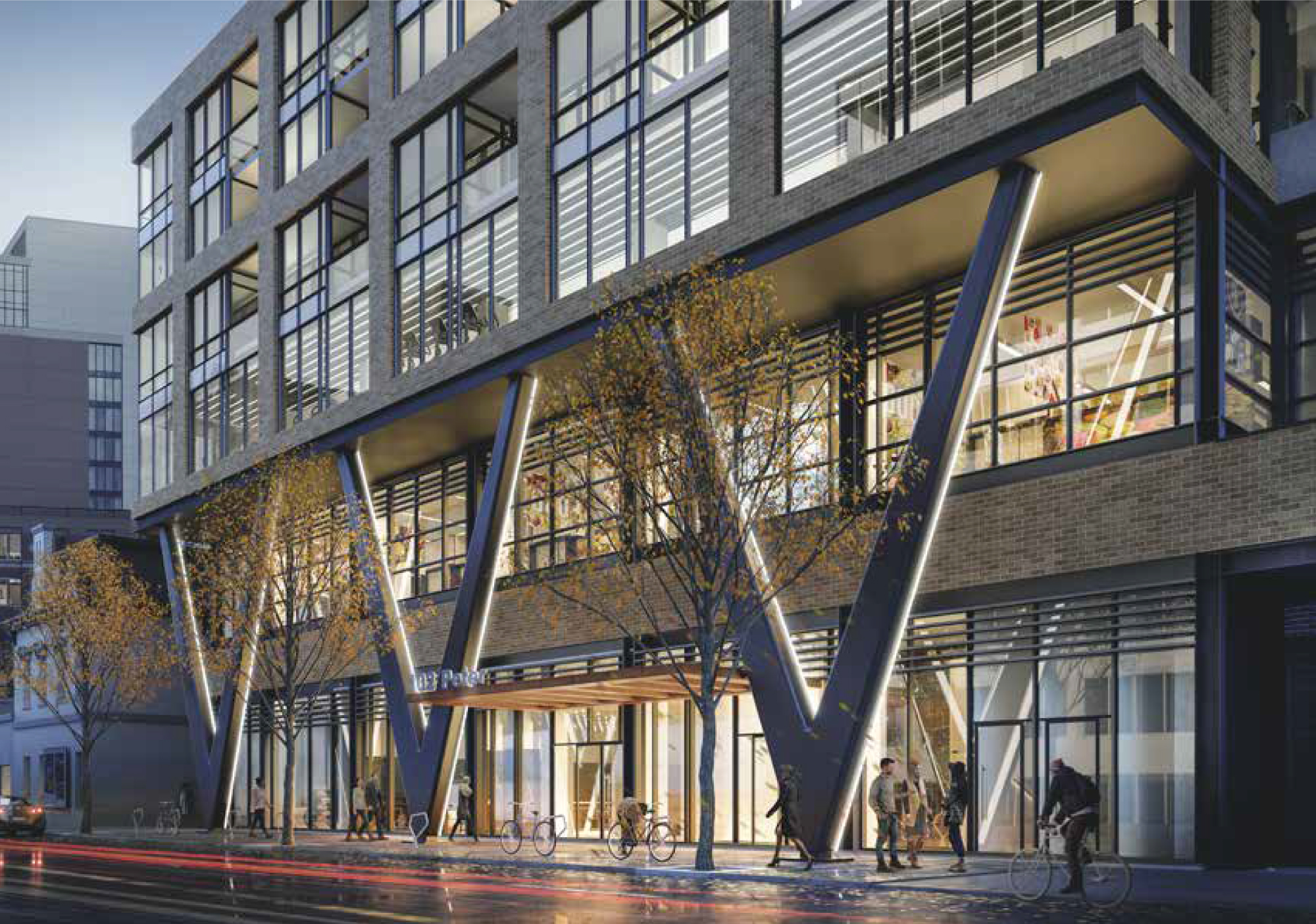 Entertainment District 1 bed plus den for rent