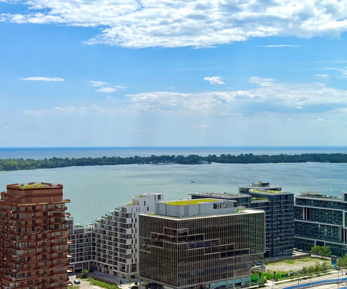Three-bedroom fully furnished executive residence at The Goode Condos, featuring breathtaking, unobstructed views of Toronto’s skyline and Lake Ontario.